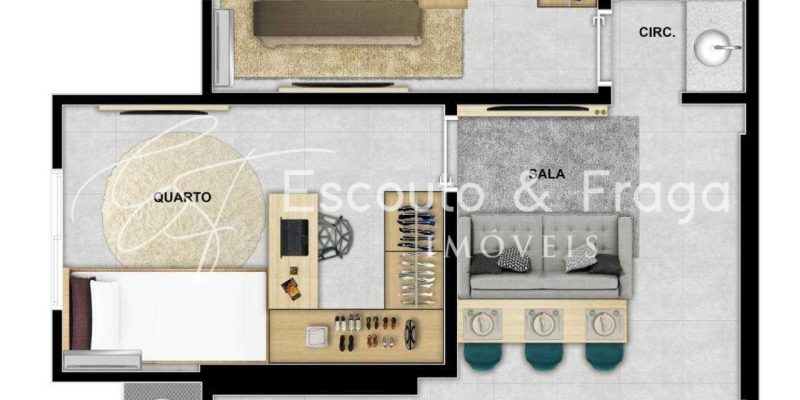 planta do apartamento