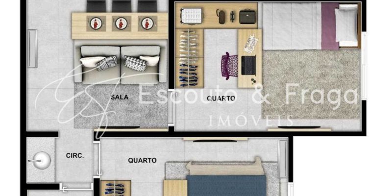 planta do apartamento