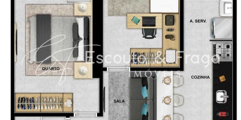 planta do apartamento