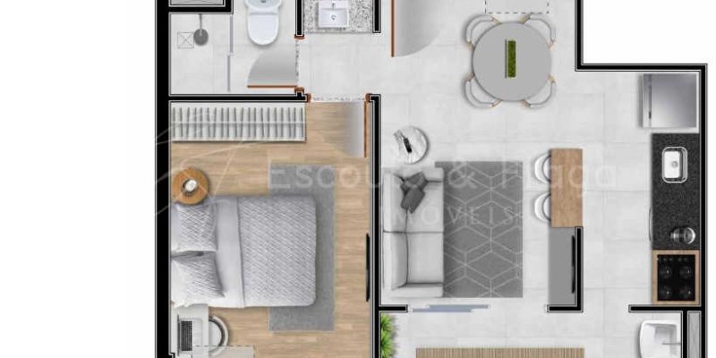 planta do apartamento